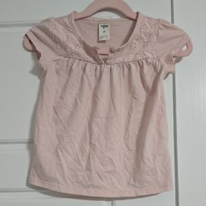 Carter's Pink Embroidered Kids Top